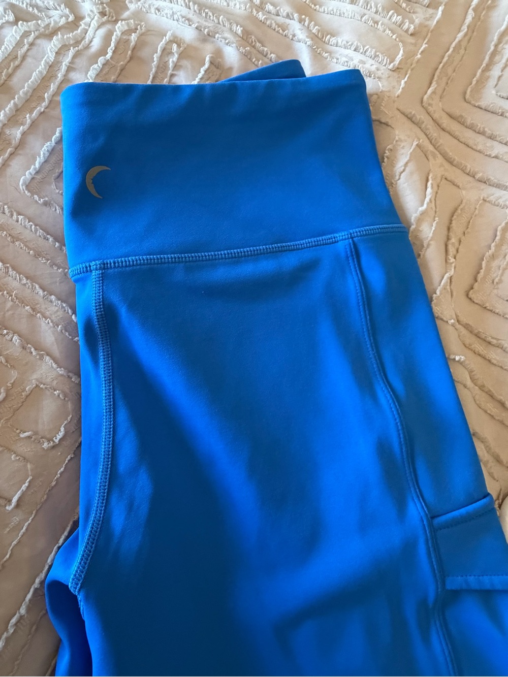 Bright Blue High-Waist Leggings